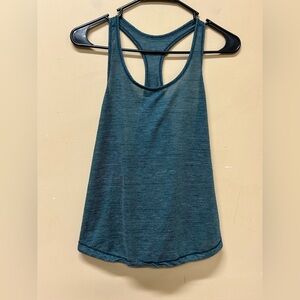 Lululemon Long Distance Tank In Heathered Submarine Green Size 8 or 10